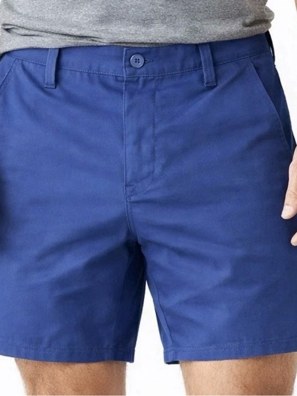 Huk Fishing Shorts Men’s XL Ocean Blue Performance Fabrics w Pockets 6.5” Inseam